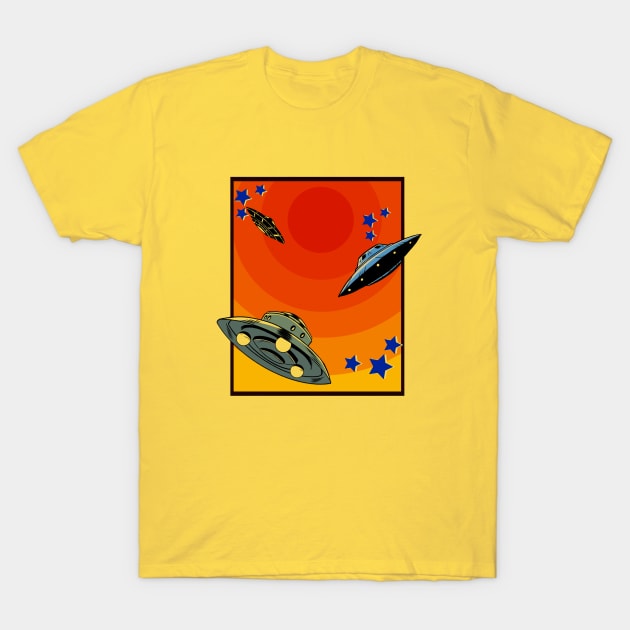 UFO T-Shirt by TheLenRoman